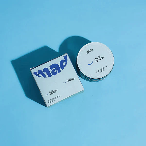 MAD Care Teeth Whitening Powder - Pack of 3 (RECOMMENDED) Extra 18% OFF